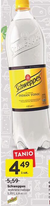 Intermarche Napój indian tonic Schweppes oferta