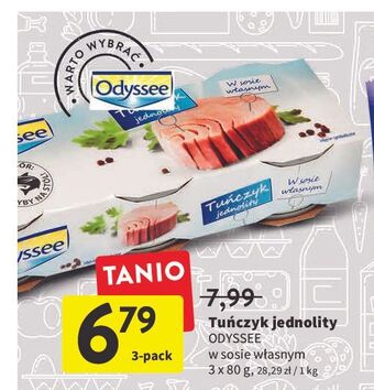 Intermarche Tuńczyk jednolity w sosie własnym Odyssee oferta