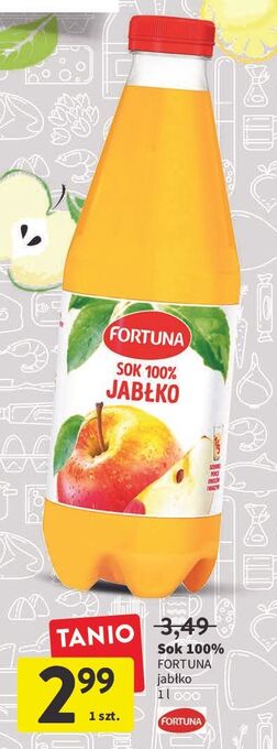 Intermarche Sok 100% jabłkowy Fortuna oferta