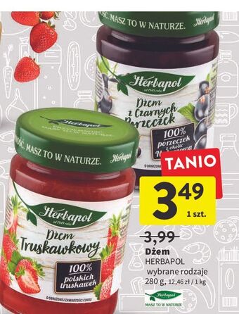 Intermarche Dżem czarna porzeczka Herbapol oferta