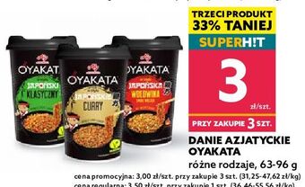 Dealz Danie japońska wołowina w sosie wasabi Ajinomoto Oyakata oferta