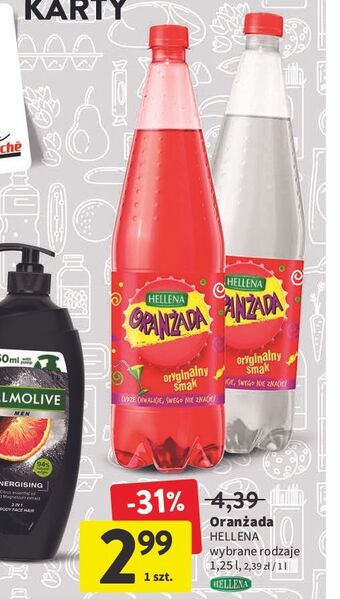 Intermarche Oranżada czerwona Hellena oferta