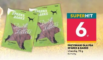 Dealz Przysmak dla psa paski kaczka Sparks & Barks oferta