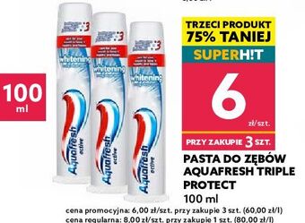Dealz Pasta do zębów 12 hour protection Aquafresh Active oferta