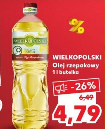 Kaufland Wielkopolski Olej rzepakowy 1l oferta