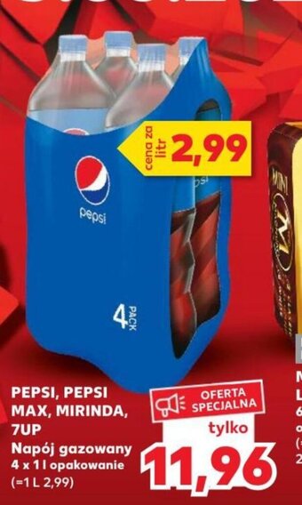 Pepsi, Pepsi Max, Mirinda, 7Up 4x1l