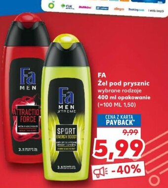 Kaufland Fa żel pod prysznic 400ml oferta