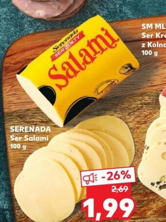 Kaufland Serenada Ser Salami 100g oferta