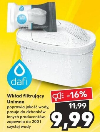Kaufland Wkład filtrujący Unimax oferta