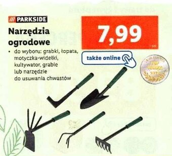Lidl Narzędzia ogrodowe oferta