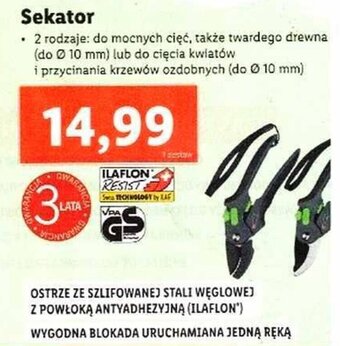 Lidl Sekator oferta