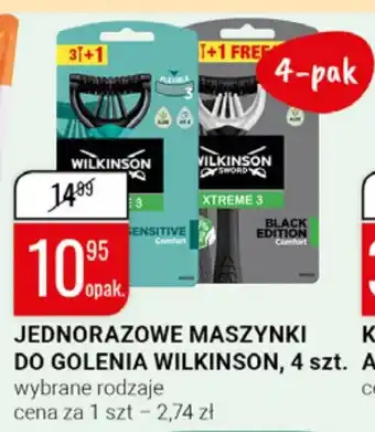 bi1 Jednorazowe maszynki do golenia Wilkinson 4 szt. oferta