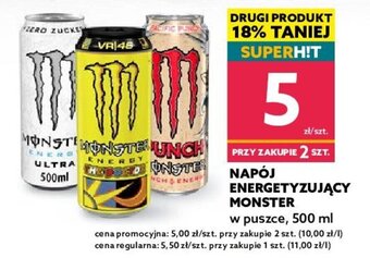 Dealz Napój energetyzujący Monster 500 ml oferta