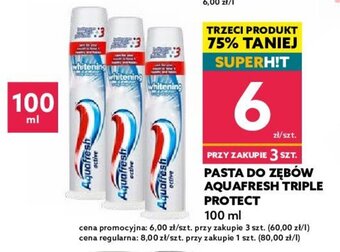 Dealz Pasta do zębów Aquafresh Triple Protect 100 ml oferta