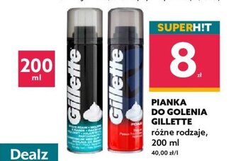 Dealz Pianka do golenia Gillette 200 ml oferta