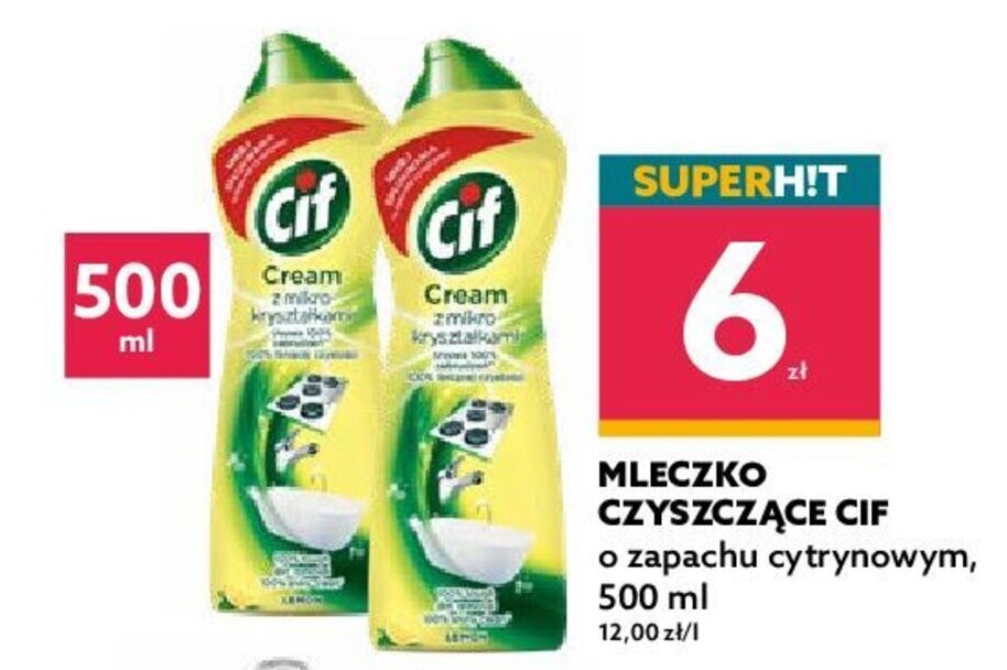 Dealz Mleczko czyszczące Cif 500 ml oferta