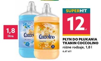 Dealz Płyn do płukania tkanin Coccolino 1,8 l oferta