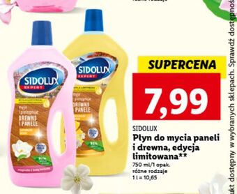 Płyn do mycia paneli i drewna z olejkiem arganowym Sidolux Expert