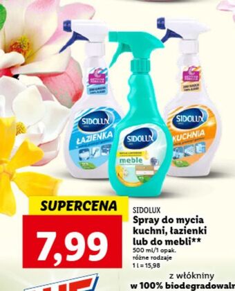 Lidl Spray do kuchni Sidolux oferta
