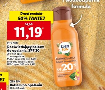 Lidl Balsam rozświetlający spf20 Cien Sun oferta