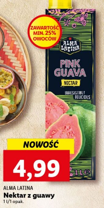 Lidl Nektar guawa Alma Latina oferta