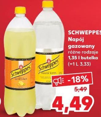 Kaufland Napój indian tonic Schweppes oferta
