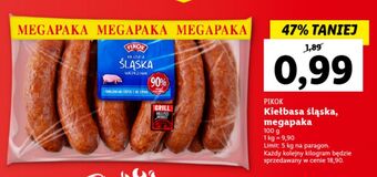 Lidl Kiełbasa śląska Pikok oferta