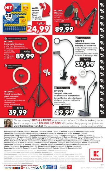 Kaufland Baterie aa Varta Longlife oferta