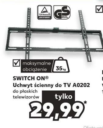 Kaufland Uchwyt ścienny do tv a0202 Switch On oferta