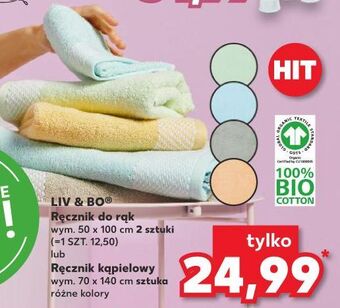 Kaufland Ręcznik kąpielowy 70 x 140 cm Liv & Bo oferta