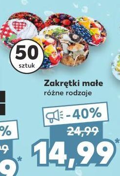 Kaufland Zakrętki do słoików małe oferta