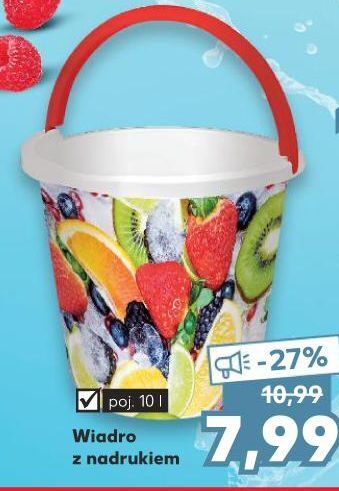 Kaufland Wiadro z nadrukiem 10 l oferta