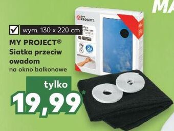 Kaufland Siatka przeciw owadom 130 x 220 cm K-Classic Myproject oferta