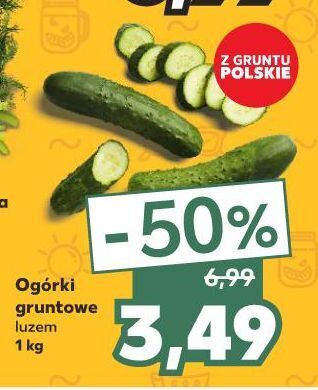 Kaufland Ogórki gruntowe oferta