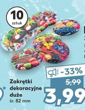 Kaufland Zakrętki do słoików dekorowane 82 mm oferta
