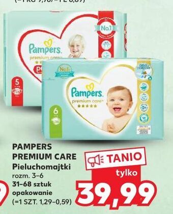 Kaufland Pieluszki dla dzieci 6 Pampers Premium Care oferta