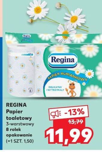 Kaufland Papier toaletowy rumiankowy Regina oferta