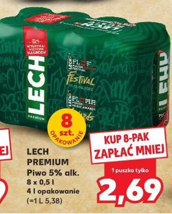 Kaufland Piwo Lech Premium oferta