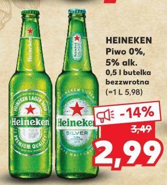 Kaufland Piwo Heineken Silver oferta