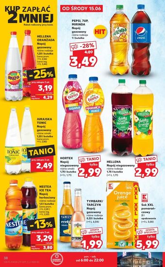 Kaufland Napój orange Mirinda oferta