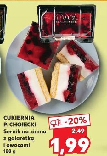 Kaufland Sernik na zimno Chojecki oferta