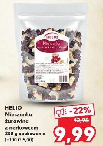 Kaufland Mieszanka żurawino-orzechowa Helio oferta