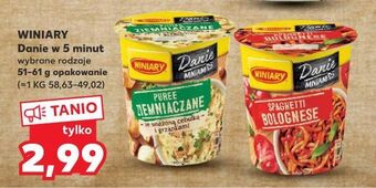 Kaufland Spaghetti bolognese Winiary Danie Mniam oferta