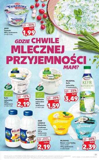 Kaufland Tzatziki Jagr oferta