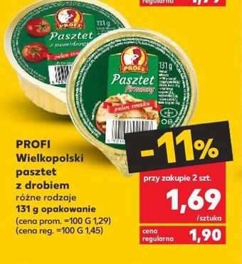 Kaufland Pasztet z drobiem firmowy Profi Wielkopolski oferta