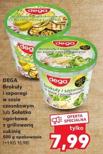 Kaufland Sałatka brokuły i szparagi w sosie czosnowym Dega oferta