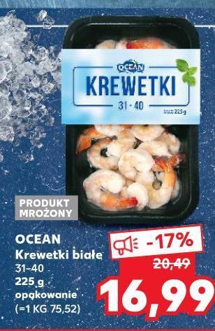 Kaufland Krewetki białe 31-40 Ocean (Ryby) oferta