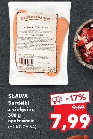 Kaufland Serdelki z cielęciną Sława oferta