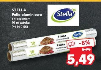 Kaufland Folia aluminiowa 10 m z tłoczeniem Stella oferta