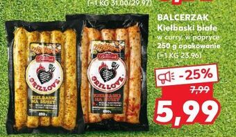 Kaufland Kiełbaski białe na ruszt w curry Balcerzak Grillove oferta